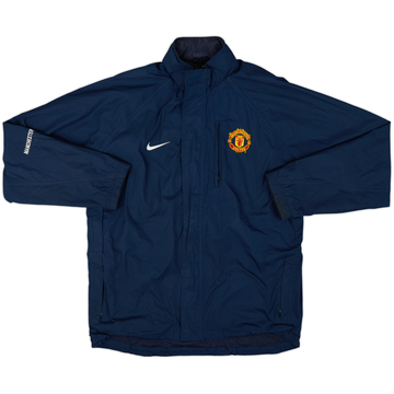 2005-06 Manchester United Nike Hooded Rain Jacket - 7/10 - (M)