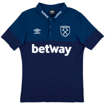 2021-22 West Ham Umbro Polo Shirt - 9/10 - (M)