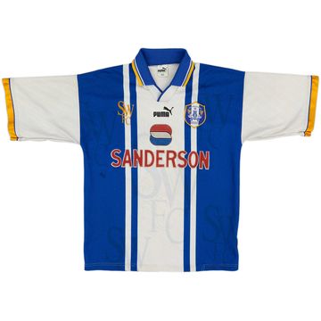 1995-97 Sheffield Wednesday Home Shirt - 4/10 - (M)