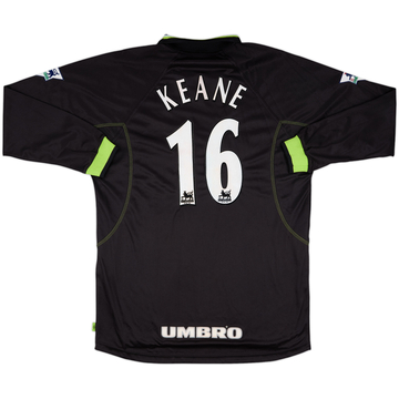 1998-99 Manchester United Third L/S Shirt Keane #16 - 7/10 - (XL)