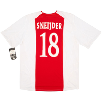 2005-06 Ajax Home Shirt Sneijder #18 (XL)