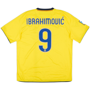 2008-10 Barcelona Away Shirt Ibrahimovic #9 - 9/10 - (L)