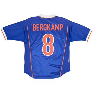 1998-00 Netherlands Away Shirt Bergkamp #8 - 8/10 - (M)