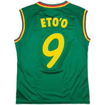 2002 Cameroon Home Vest Shirt Eto'o #9 - 9/10 - (L)