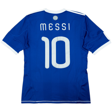 2010-11 Argentina Away Shirt Messi #10 - 7/10 - (M)