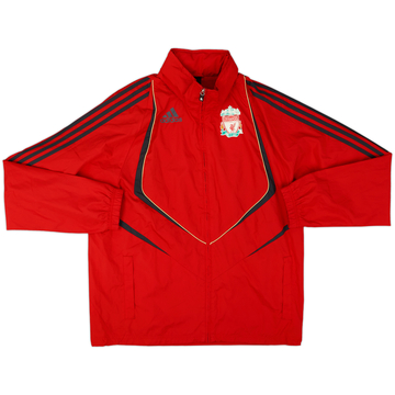 2009-10 Liverpool adidas Hooded Rain Coat - 5/10 - (S)