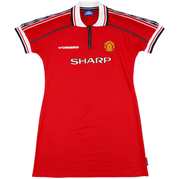 1998-00 Manchester United Home Dress - 9/10 - (Women's L)