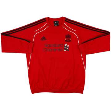 2010-11 Liverpool adidas Sweat Top - 5/10 - (L/XL)