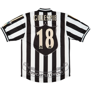 1997-99 Newcastle Home Shirt Gillespie #18 - 8/10 - (M)