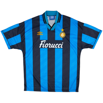 1994-95 Inter Milan Home Shirt - 8/10 - (L)
