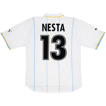 2001-02 Lazio European Home Shirt Nesta #13 - 6/10 - (L)