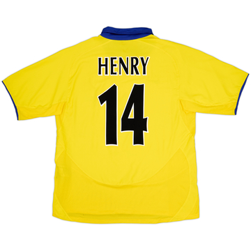 2003-05 Arsenal Away Shirt Henry #14 - 8/10 - (L)