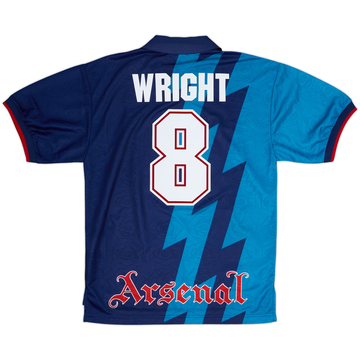 1995-96 Arsenal Away Shirt Wright #8 - 7/10 - (M)