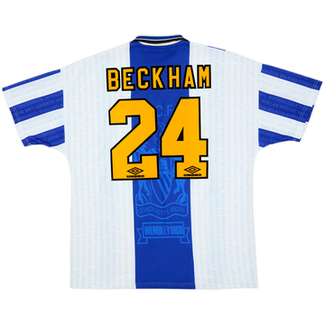 1994-96 Manchester United Third Shirt Beckham #24 - 8/10 - (XL)
