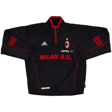 1999-00 AC Milan adidas 1/4 Zip Fleece Top - 6/10 - (M/L)