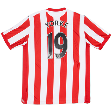 2008-09 Sunderland Home Shirt Yorke #19 - 8/10 - (XXL)