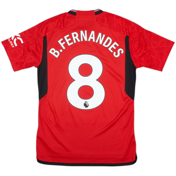 2023-24 Manchester United Home Shirt B.Fernandes #8 - 7/10 - (S)