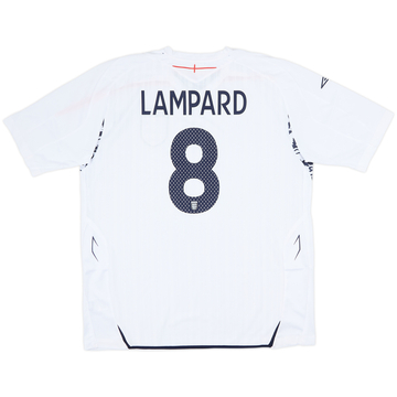 2007-09 England Home Shirt Lampard #8 (XL)