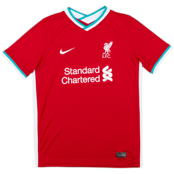 2020-21 Liverpool Home Shirt - 10/10 - (L.Boys)