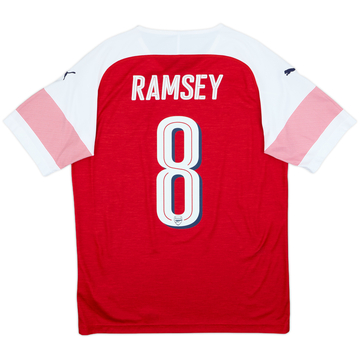 2018-19 Arsenal Home Shirt Ramsey #8 - 8/10 - (M)