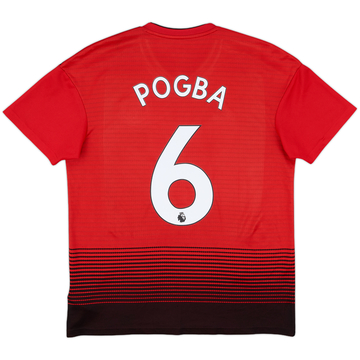 2018-19 Manchester United Home Shirt Pogba #6 - 7/10 - (M)