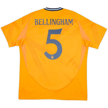2024-25 Real Madrid Away Shirt Bellingham #5 - 10/10 - (XL)