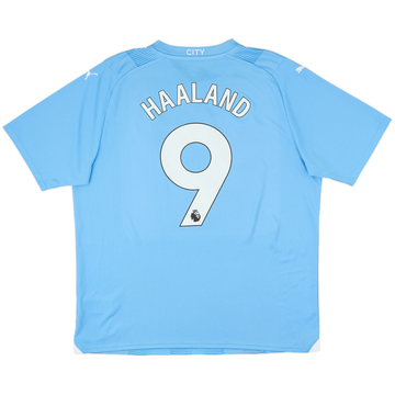 2023-24 Manchester City Home Shirt Haaland #9 - 10/10 - (XL)
