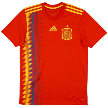 2018-19 Spain Home Shirt - 9/10 - (S)