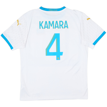 2020-21 Olympique Marseille Home Shirt Kamara #4 - 10/10 - (M)