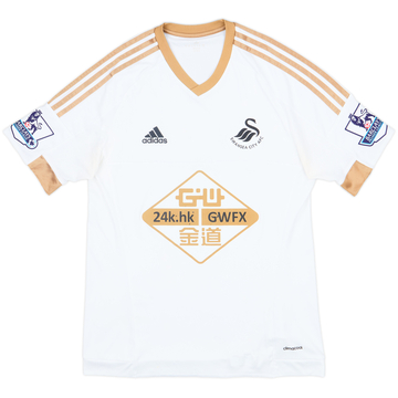 2015-16 Swansea Home Shirt - 6/10 - (M)