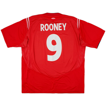 2004-06 England Away Shirt Rooney #9 - 6/10 - (XXL)