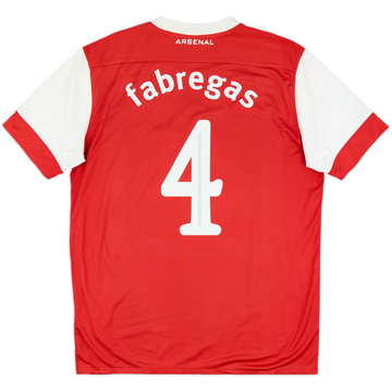 2010-11 Arsenal Home Shirt Fabregas #4 - 7/10 - (L)