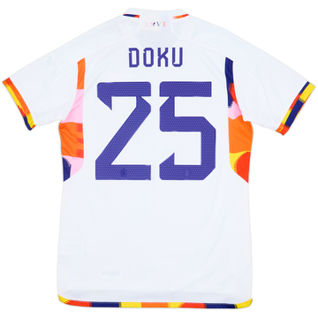 2022-23 Belgium Away Shirt Doku #25 - 8/10 - (M)