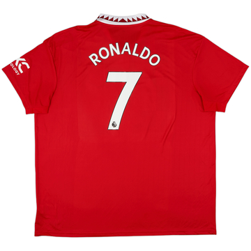 2022-23 Manchester United Home Shirt Ronaldo #7 - 9/10 - (3XL)
