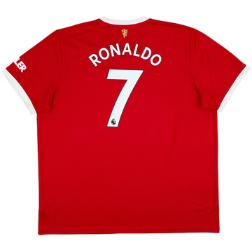2021-22 Manchester United Home Shirt Ronaldo #7 - 8/10 - (3XL)