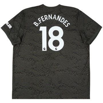 2020-21 Manchester United Away Shirt B.Fernandes #18 - 9/10 - (3XL)