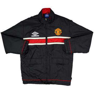 1998-99 Manchester United Umbro Padded Bench Coat - 8/10 - (S)