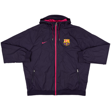 2016-17 Barcelona Nike Hooded Track Jacket - 8/10 - (XXL)