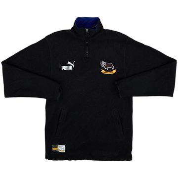2000-01 Derby County Puma 1/4 Zip Fleece Sweat Top - 6/10 - (S)