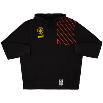 2022-23 Manchester City Puma Hooded Top - 8/10 - (XXL)