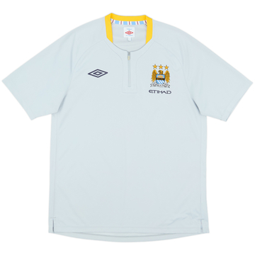 2010-11 Manchester City Umbro 1/4 Zip Training Shirt - 10/10 - (L)