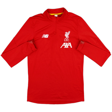 2019-20 Liverpool New Balance 1/4 Zip Drill Top - 10/10 - (S)