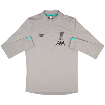 2019-20 Liverpool New Balance 1/4 Zip Drill Top - 10/10 - (L)