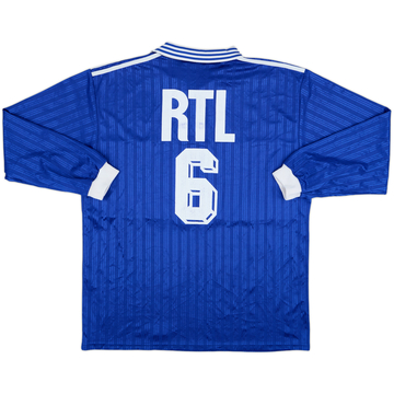1990s Coupe de France Home L/S Shirt #6 - 5/10 - (XL)