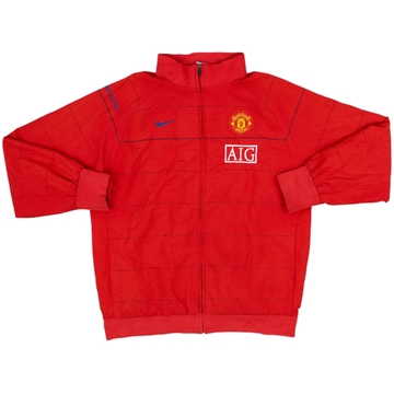 2008-09 Manchester United Nike Track Jacket - 8/10 - (XL.Boys)