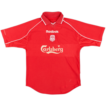 2000-02 Liverpool Home Shirt - 8/10 - (L.Boys)