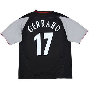 2002-04 Liverpool Away Shirt Gerrard #17 - 8/10 - (L)