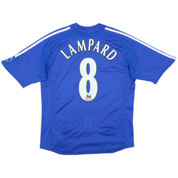 2006-08 Chelsea Home Shirt Lampard #8 - 8/10 - (XL.Boys)