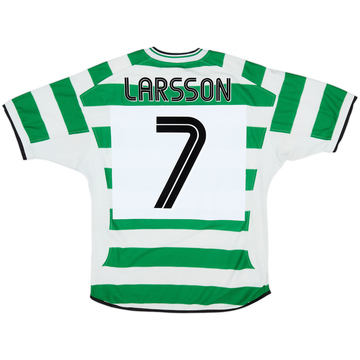 2001-03 Celtic Home Shirt Larsson #7 - 5/10 - (M)