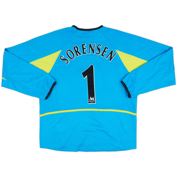 2003-04 Aston Villa GK Shirt Sørensen #1 - 8/10 - (S)